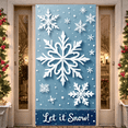 thumbnail image 2 of Decorative Design Merry Christmas Banner Snowflake Pattern Winter Holiday Event Decoration for Christmas Party Indoor Decoration, 2 of 9