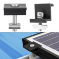thumbnail image 2 of Solar Panel Bracket Fixing Pv End Clamp Middle Clamp Mounting 30Mm/35Mm Black 35Mm Medium Clamp, 2 of 5