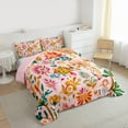 thumbnail image 3 of Feelyou Cartoon Tribal Floral Full Size Comforter Sets, Mandala Boho Bedding Sets, 3pcs, 3 of 8