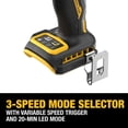 thumbnail image 3 of Destornillador de impacto DEWALT 20V MAX XR sin escobillas, 3 velocidades, 2500 pulgadas/libras, 3 of 5
