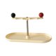 thumbnail image 3 of Estante para guardar llaves, organizador de joyas, bandeja decorativa moderna para escritorio, bandeja para guardar joyas, soporte para llaves en la amarillo, 3 of 8