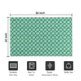 thumbnail image 5 of Green Daisy Flower Floral Pattern Door Rugs,Washable Non Slip Door Mats Indoor,Decorative Door Mats,Entry Mat Indoor for Entrance,Bedroom,Kitchen,Bathroom,20"x32", 5 of 6