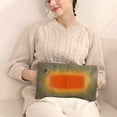 thumbnail image 4 of USB Rechargeable Graphene Hand Warmer with Digital Display, Portable Heating Pad with Adjustable Temperature for Outdoor Activities and Office Use(Green), 4 of 9