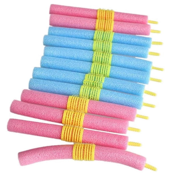 Juego de rulos sin calor, rulos flexibles y suaves para rizar el cabello con calor y sin dañarlo.
