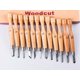 12 Pcs Professional Woodworking Gouges Knife Wood Carving Hand Chisel ...