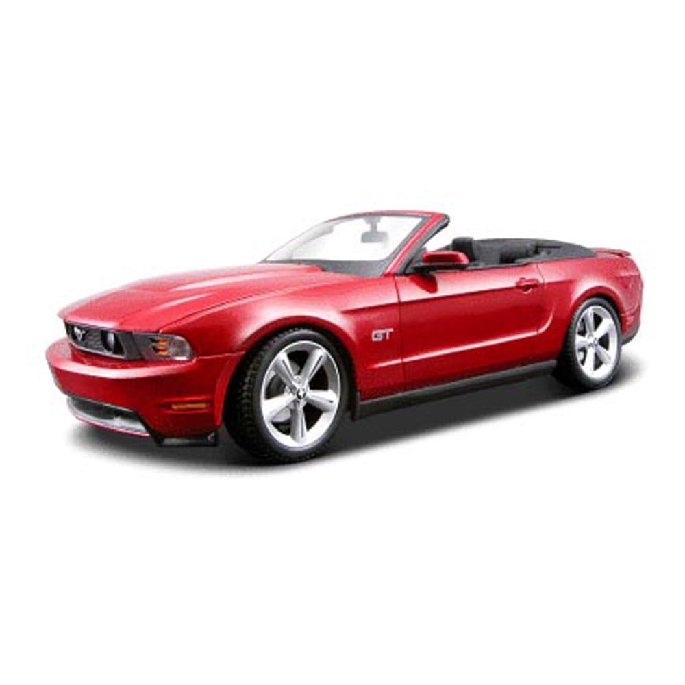 Ford Mustang GT Convertible, Red Maisto 31158 1/18 Scale Diecast