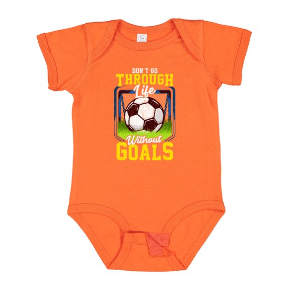 Inktastic Soccer Funny Goals Boys or Girls Baby Bodysuit