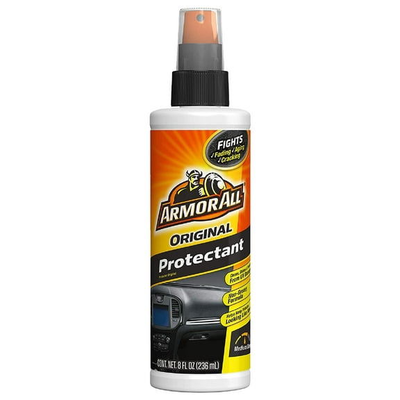 Original Protectant Spray by Armor All, Car Interior Cleaner with UV Protection to Fight Cracking & Fading, 8 Oz