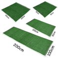 thumbnail image 3 of Fancy Artificial Turf Grass Lawn, Realistic Synthetic Grass Mat, Indoor Outdoor Garden Lawn Landscape for Pets, Fake Faux Grass Rug Green, 3 of 16