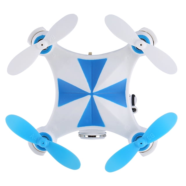 Drone Toy Quadcopter Modo sin cabeza Altitud Mantener RC Helicóptero (azul sin controlador)