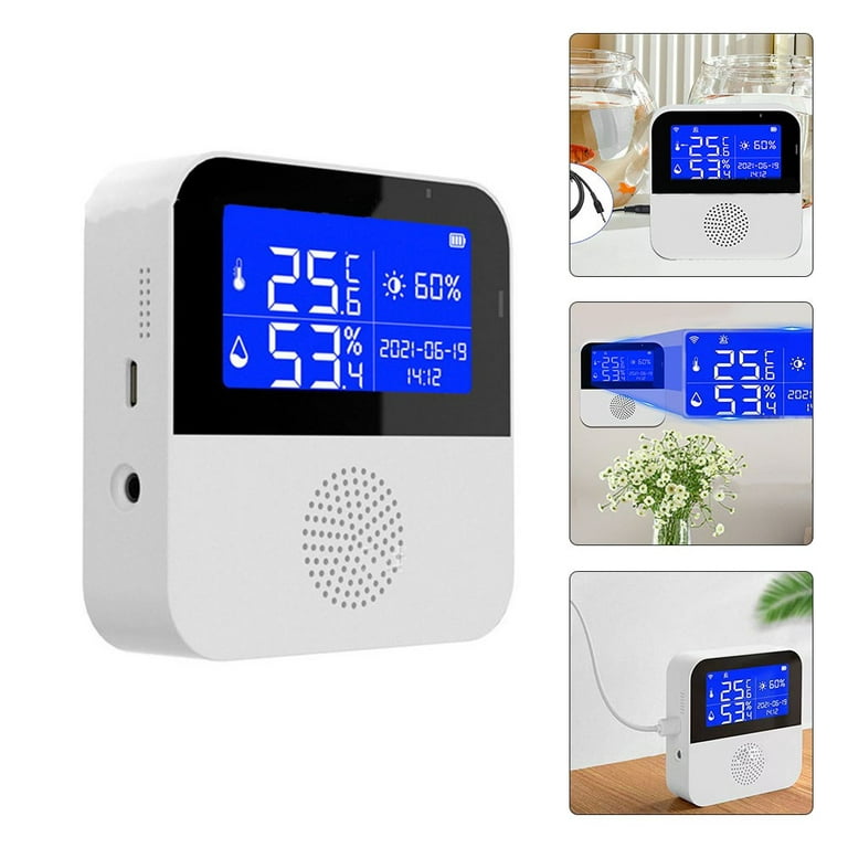 WiFi Temperature Monitor Smart Thermometer: WiFi Temperature Sensor with 1M  Waterproof External Probe, App Alert & Buzzer Alarm, Digital Remote  Temperature Gauge for Refrigerator, Fish Tank, Pet - Yahoo Shopping