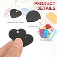 thumbnail image 3 of Uxcell Metal Heart Stamping Blanks Tags Blank Tag with Hole for Engraving Black, 3 of 7