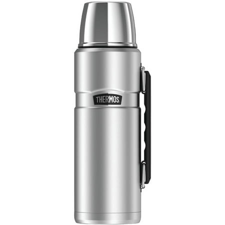 Thermos Stainless King Vacuum-Insulated Beverage Bottle, 40 oz, Stainless (Best Thermos Flask For Hiking)
