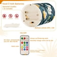thumbnail image 5 of Yayeee Flameless Candles with Remote Flickering Battery Operated Multi Color Changing, Floral Lemon, 5 of 7
