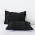 thumbnail image 4 of JML 3 Piece Queen Comforter Set With Pillow Shams, Microfiber Geometric Comforter, Black, 4 of 7