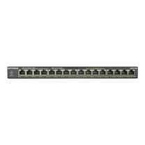 GS316P 16 Ports No Ethernet Switch - 2 Layer Supported - Twisted Pair - Desktop, Wall Mountable, Rack-mountable