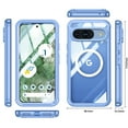 thumbnail image 2 of Ancove Magnetic Case for Google Pixel 9/9 Pro,Shockproof Full-Body Protection Case Compatible with MagSafe Built-in Screen Protector Clear Back Cover for Google Pixel 9/9 Pro,Blue, 2 of 5