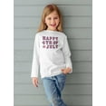thumbnail image 2 of Happy July 4Th! Long Sleeve Toddler -Image by Shutterstock,  4 Toddler, 2 of 4