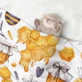 thumbnail image 2 of Pofeuu Honey Bee Set Print Puppy Blanket,Dog Blankets,Pet Blanket Cozy Cat Blankets for Indoor Cats, Fuzzy Pet Blanket for Kitten Doggy Dog Blankets-Small, 2 of 8