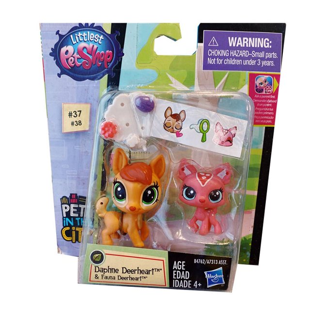 Hasbro Littlest Pet Shop Action Figures Model Big Eyed Dummy Animals Collect Cute Dolls Genuine Collection Hobby Gifts Toys Gong Bohan LED