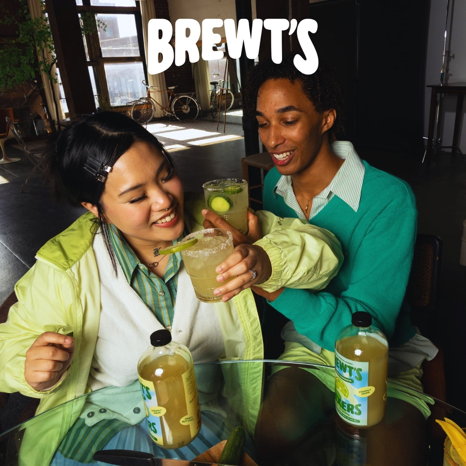 Brewt's Classic Margarita Mix All Natural Bar-Quality - 32 fl oz
