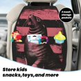 thumbnail image 4 of Goofa Graphic Seal On Stripes Pattern Car Back Seat Protector for Kids (2 Pack) ,Anti-kick Storage Mat for Car Seats,Shields from Footprints, 4 of 6