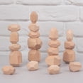 thumbnail image 2 of Juguetes educativos para niños y adultos con piedras de madera de haya de colores apilables, adornos para niños y niñas, 2 of 5