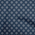 thumbnail image 1 of oneOone Polyester Spandex Blue Fabric Asian Floral Block Sewing Craft Projects Fabric Prints By Yard 56 Inch Wide, 1 of 3