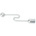 thumbnail image 2 of Safe 5.9X2.0X0.8In Double-Headed Screw Designed Kitchen Gadget Honey Spoon, for  Kitchen, 2 of 8