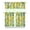 Lemon01, variant on Floral and Butterfly Kitchen Curtains 3-Piece - Bright Colorful Watercolor Flower Semi-Sheer Panels