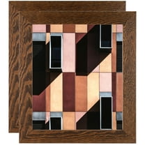 ArtToFrames 10" x 20" Brown Picture Frame, 10x20 inch Brown Wood Poster Frame (WOM-4291), 2 Pack