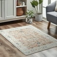 thumbnail image 4 of RUGKING Entryway Rug 2x3 Small Area Rug for Door Indoor Floral Thin Carpet Blush Pink Non-Slip Rug for Living Room Bedroom Kitchen, 4 of 7
