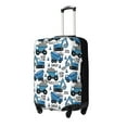 thumbnail image 2 of Bingfone Blue Excavator Luggage Cover Washable Suitcase Cover Protector Anti-scratch Suitcase cover Fits 18-32 Inch Luggage, 2 of 8