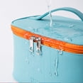 thumbnail image 3 of Bolsa de maquillaje, bolsa de viaje para cosméticos para mujeres y niñas, bolsa con cremallera, organizador de maquillaje, impermeable, linda, 3 of 8