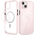 thumbnail image 3 of Transparent Magnetic Case Designed for Apple iPhone 12 Pro Max Clear Magnetic Case for Rugged Shockproof Strong Magnetic Military Grade Drop Protection Phone Case for Apple iPhone 12 Pro Max, Pink, 3 of 6