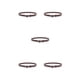 thumbnail image 1 of Accesorio decorativo para cinturón de vaqueros de cuero Qarigey Hebilla redonda sin agujeros mujer Negro, 1 of 6