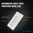 thumbnail image 6 of GFCI Outlet 20 Amp, Self-Test GFCI Electrical Outlet with Thinner Design, TR Tamper Resistant GFCI Receptacle, Ground Fault Circuit Interrupters with Wall Plate, UL Listed, White 2PC, 6 of 8