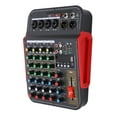 thumbnail image 2 of Consola de mezclas Mezclador de audio profesional Controlador de DJ digital de 4 canales Enchufe estadounidense AC100‑240V, 2 of 12