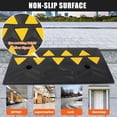 thumbnail image 3 of Heavy Duty Rubber Curb Ramp 15 Ton Capacity Car Ramp, 4.1" Rise Height Driveway Curb Ramps, 33000 lbs Capacity Rubber Bridge Threshold Ramp for Loading Dock, Garage & Sidewalk, 3 of 7