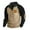 Beige, variant on BADHUB Mens Vintage Corduroy Sweatshirts Stand Collar Patchwork Pullover Long Sleeve 1/4 Button Up Pullover Sweatshirt Holiday Deals Black,XL