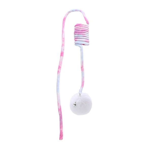 Hanging Spring Cat Toy Interactive Durable with Detachable Parts Indoor Play 11x85x5cm
