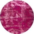 thumbnail image 1 of Ahgly Company Indoor Round Abstract Raspberry Red Persian Area Rugs, 5' Round, 1 of 6
