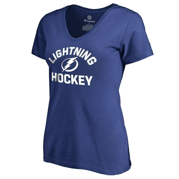 Women's Blue Tampa Bay Lightning Overtime T-Shirt