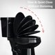 thumbnail image 5 of Qinaqin Toilet Seat Elongated Lid Suave Close Easy Installation Release Cómodo de Profundidadsign Negro, 5 of 6
