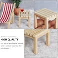thumbnail image 3 of Hytrove Mini Bench Beige Wood for DIY Manual Homework 1Pack, 3 of 6