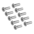 thumbnail image 4 of Uxcell M3x10mm Flat Head Machine Screws, Phillips Cross Screw, 304 Stainless Steel, Fasteners Bolts 50 Pack, 4 of 5