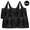 black-4 pack, variant on Waterproof Foldable Shopping Tote Bag, 210D Oxford Polyester Grocery Bag, Compact Reusable Travel Bag with Durable Handles, Lightweight Foldable Storage
