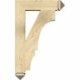 thumbnail image 3 of Ekena Millwork 4"W x 18"D x 26"H Funston Traditional Rough Sawn Bracket, Douglas Fir, 3 of 4