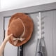 thumbnail image 4 of No Drill Wall Mount Door Hook Adhesive Hanger for Hats Coats Towels Storage Organizer 1-Pack, 4 of 6