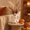 thumbnail image 5 of THOPBPRK 7Inch Halloween Funny Ghost Ceramic Vase for Home Decor, Tabletop Flower Holder, Creative Fall Holiday Centerpiece for Party and Seasonal Home Accents, 5 of 6